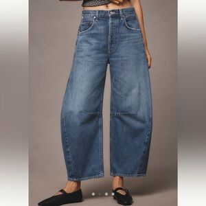 LIKE NEW Citizens Of Humanity Blue Wide Leg Jeans